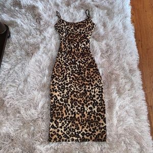 Cheetah Print Dress